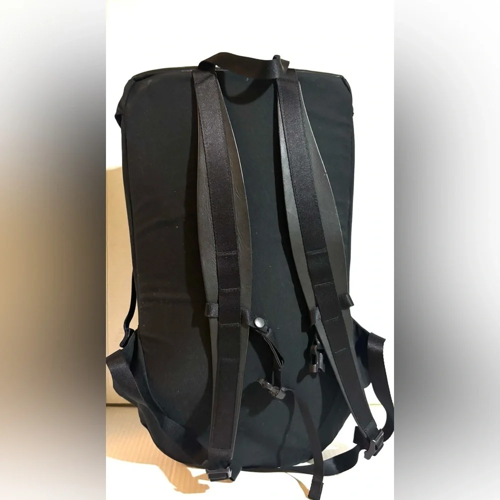 RYU unisex Black universe locker nylon & leather Backpack